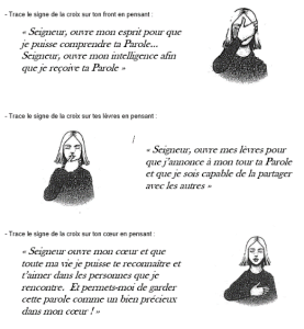 signe avant évangile